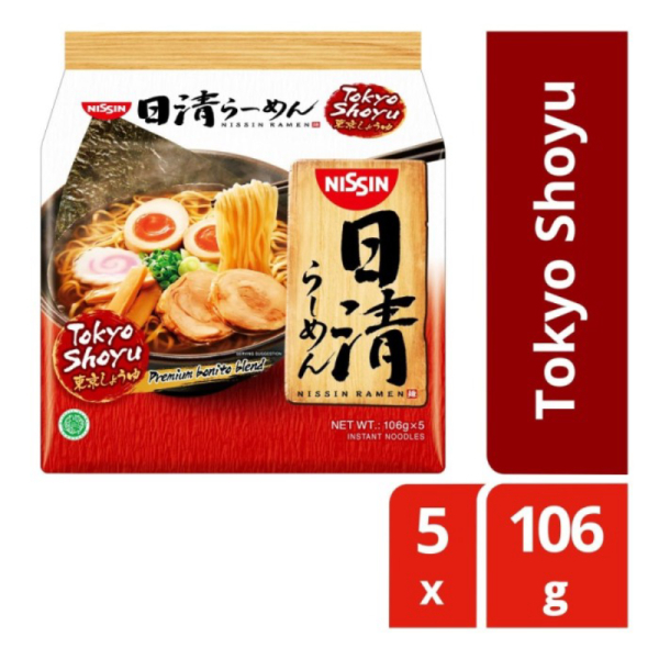 

Jual Mie / Gram Tokyo Shoyu Ramen 5 Shoyu Nissin Tokyo Nissin Ramen x 106 Diskon