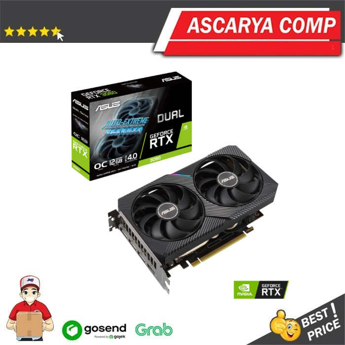 ASUS DUAL GeForce RTX 3060 V2 OC Edition 12GB GDDR6 / RTX3060