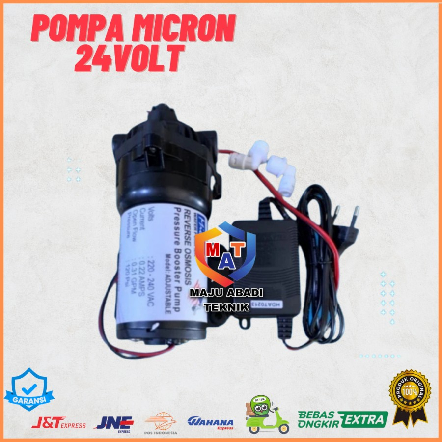 Mesin Pompa RO Micron 24Volt Pompa Booster Reverse Osmosis