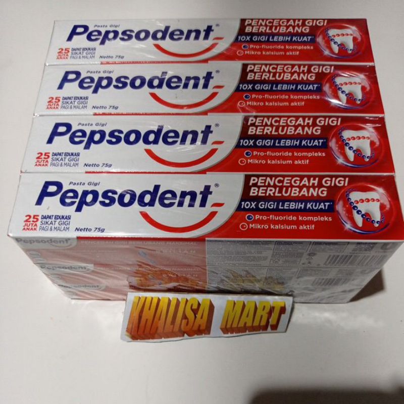 Pepsodent 75 Gram | 1 Lusin