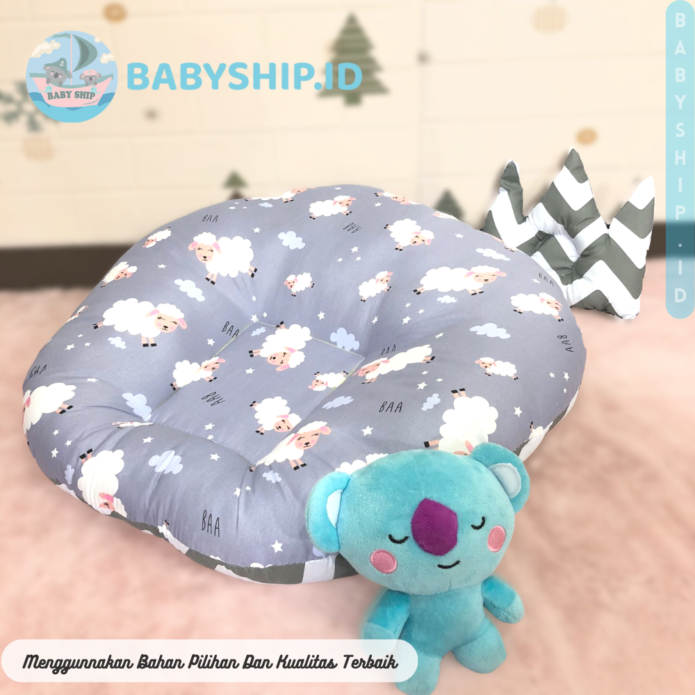 Paket Hemat Eksklusif Kasur Kelambu Tenda + Sofa Bayi + Selimut + Gendongan Samping Free Tas Mika Premium