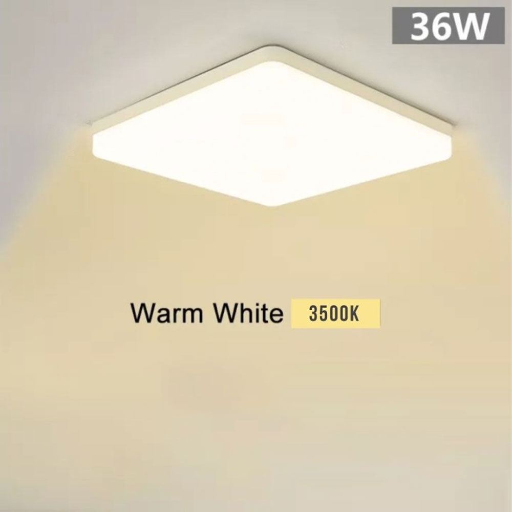 Lampu Plafon LED Ceiling Light 36W 40x4 cm Warm White - MA36 - White