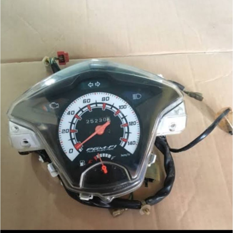 kilometer spedometer motor Honda Beat fi 2012-2014 original copotan