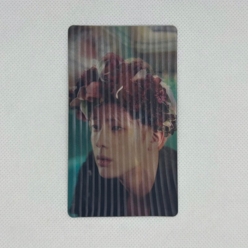 Official BTS PC / photocard lenticular lenti jin wings concept book