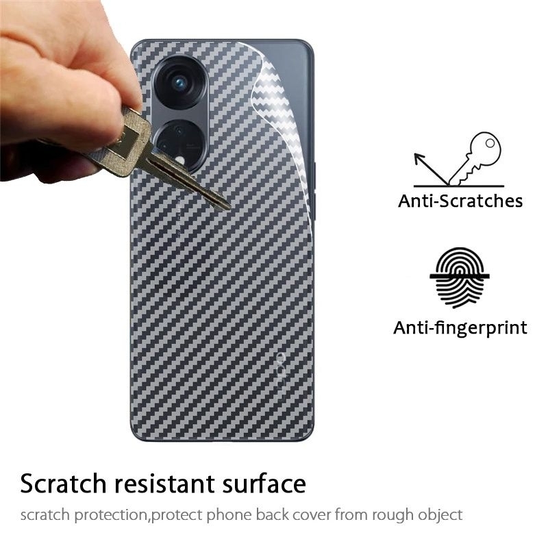 carbon fiber back screen guard antigores BELAKANG Oppo areno 8t 4g 5g