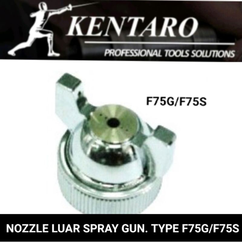 NOZZLE SPRAY GUN LUAR + RING TYPE -75G &amp; F-75S KENTARO JAPAN QUALITY