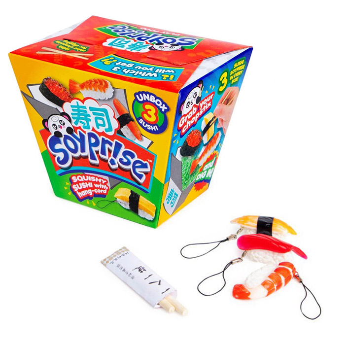 Soyprise Squishy Sushi Blind Box Random Keychain