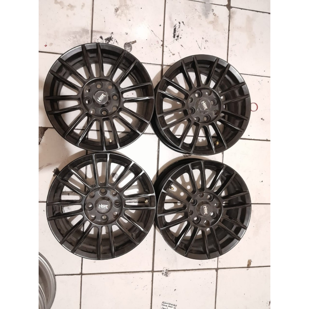 Velg Mobil Bekas Ring 14 SIDA HSR R14 Lebar 5,5 Lubang 4 ET40