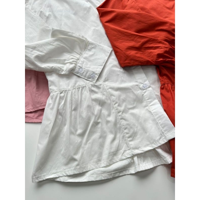 Consennso half perplum cotton blouse