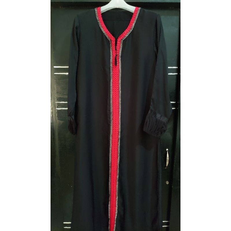 Gamis Renda Full Tangan balon