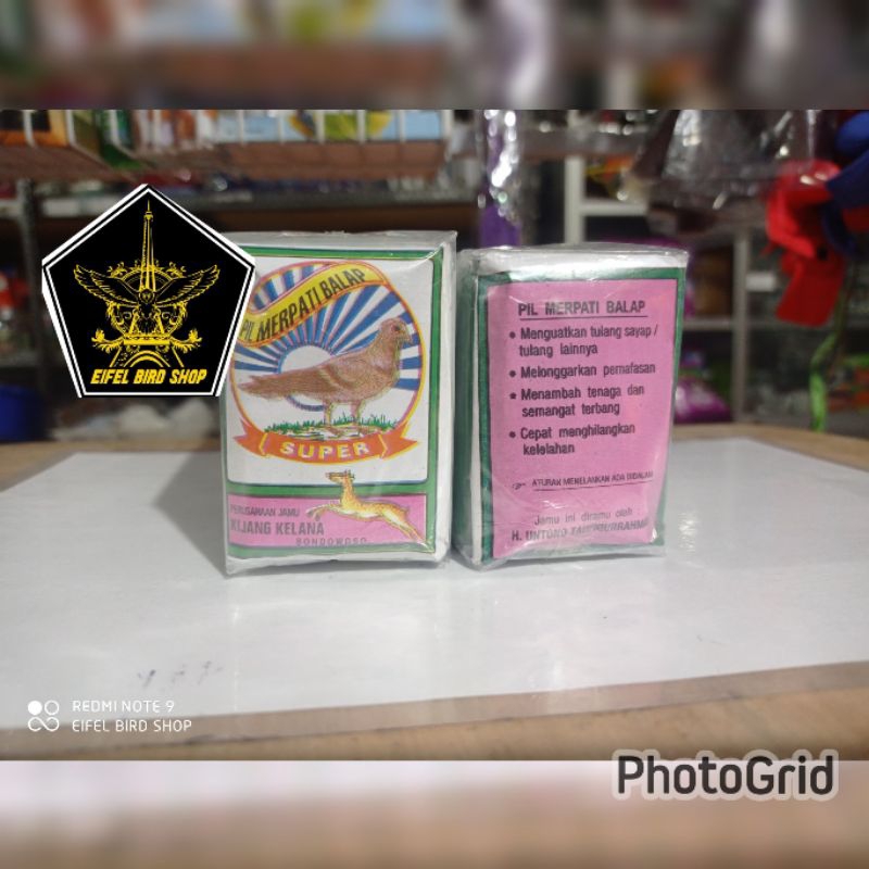 PIL MERPATI BALAP SUPER KIJANG KELANA 1bungkus isi 10 jamu merpati doro