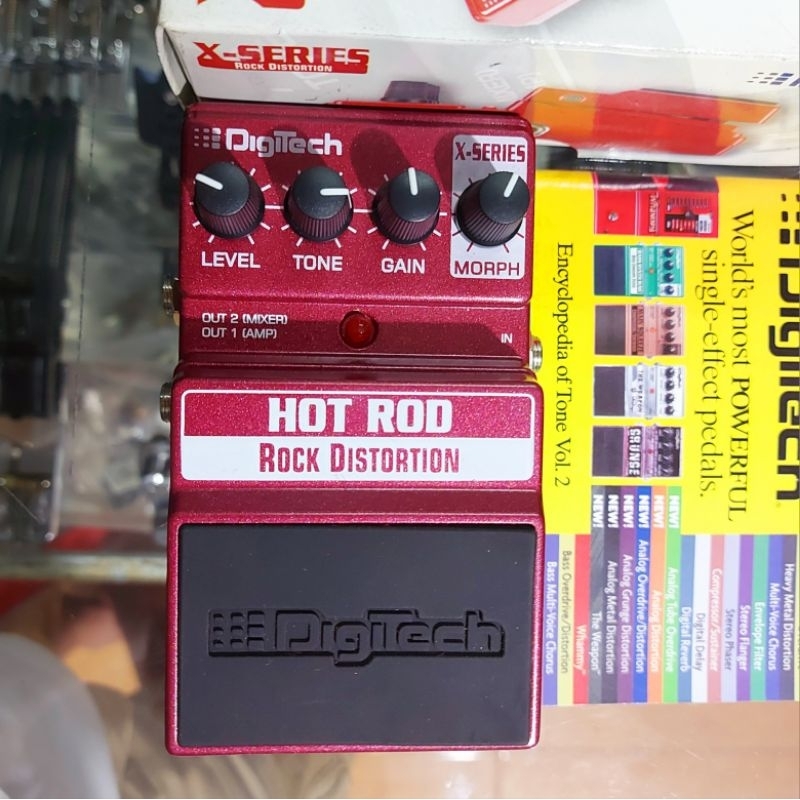 efek gitar digitech XHRV hot rod rock distortion pedal original