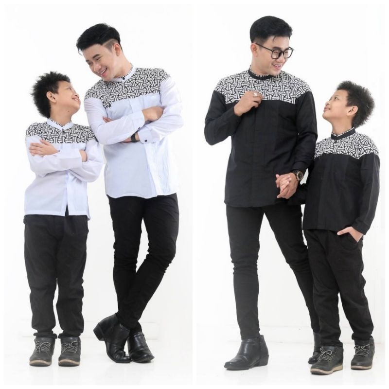 KOKO COUPLE AYAH DAN ANAK PREMIUM / QURTA PAKISTAN KAPEL AYAH DAN ANAK LAKI LAKI TERBARU