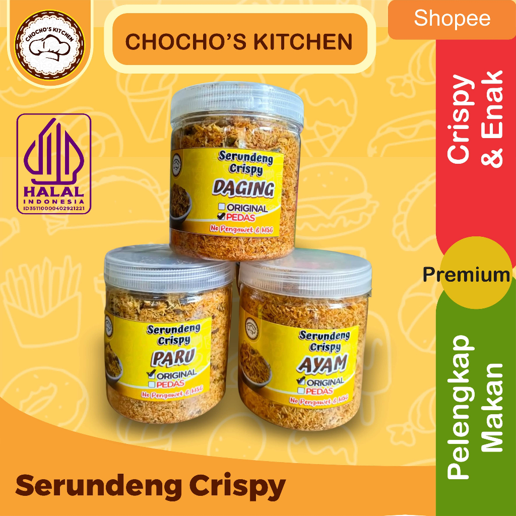 

Serundeng Crispy Paru SAPI