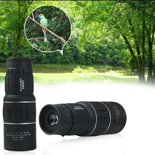 Teropong Jarak Jauh Monocular Telescope Siang Malam Fokus Zoom Lens - Tropong Kekeran Teleskop Monok