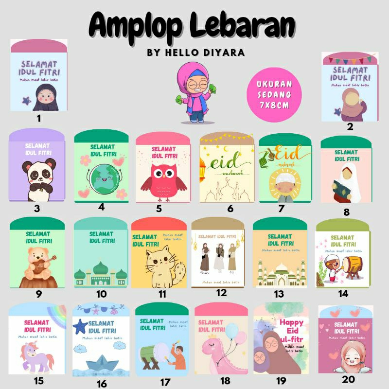 

Amplop Lebaran 2023 Murah Ukuran Sedang Kertas Tebal Bagus