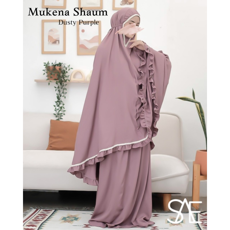 MUKENA KARIMA (AEGEA SILK) DAN MUKENA SHAUM (RAYON) BY SIMPLYOFAEGEA