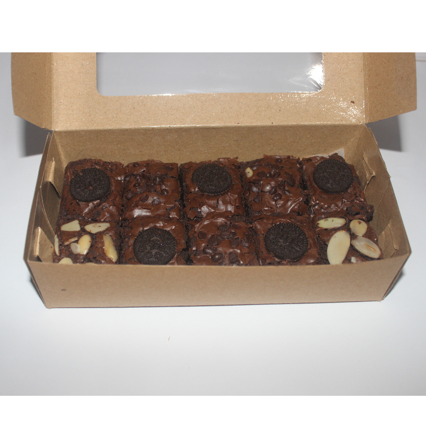 

Fudgy Brownies Half Size 20x10 Dapur Pak Har