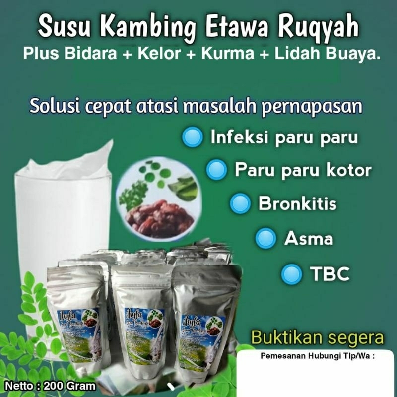 

Susu kambing Ruqyah plus