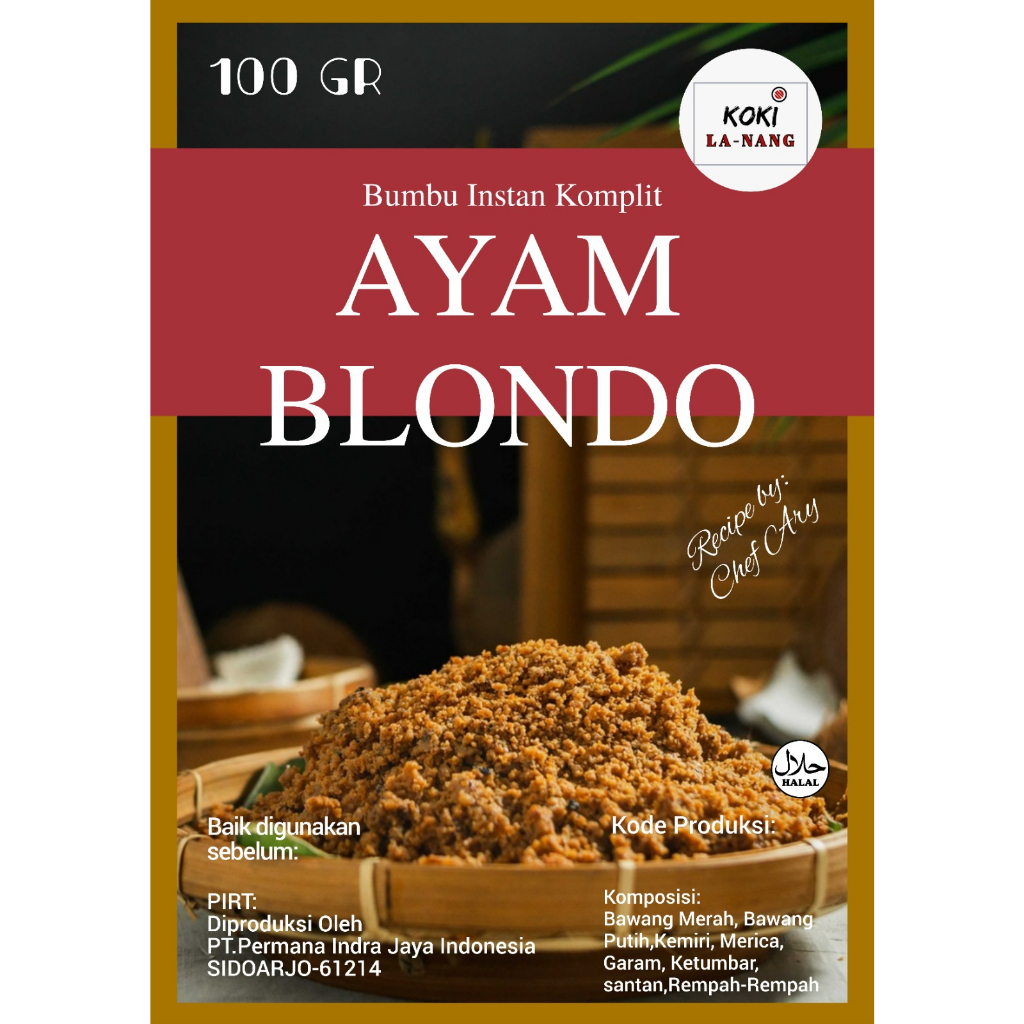 

Bumbu Instan Ayam Blondo KOKI LA-NANG