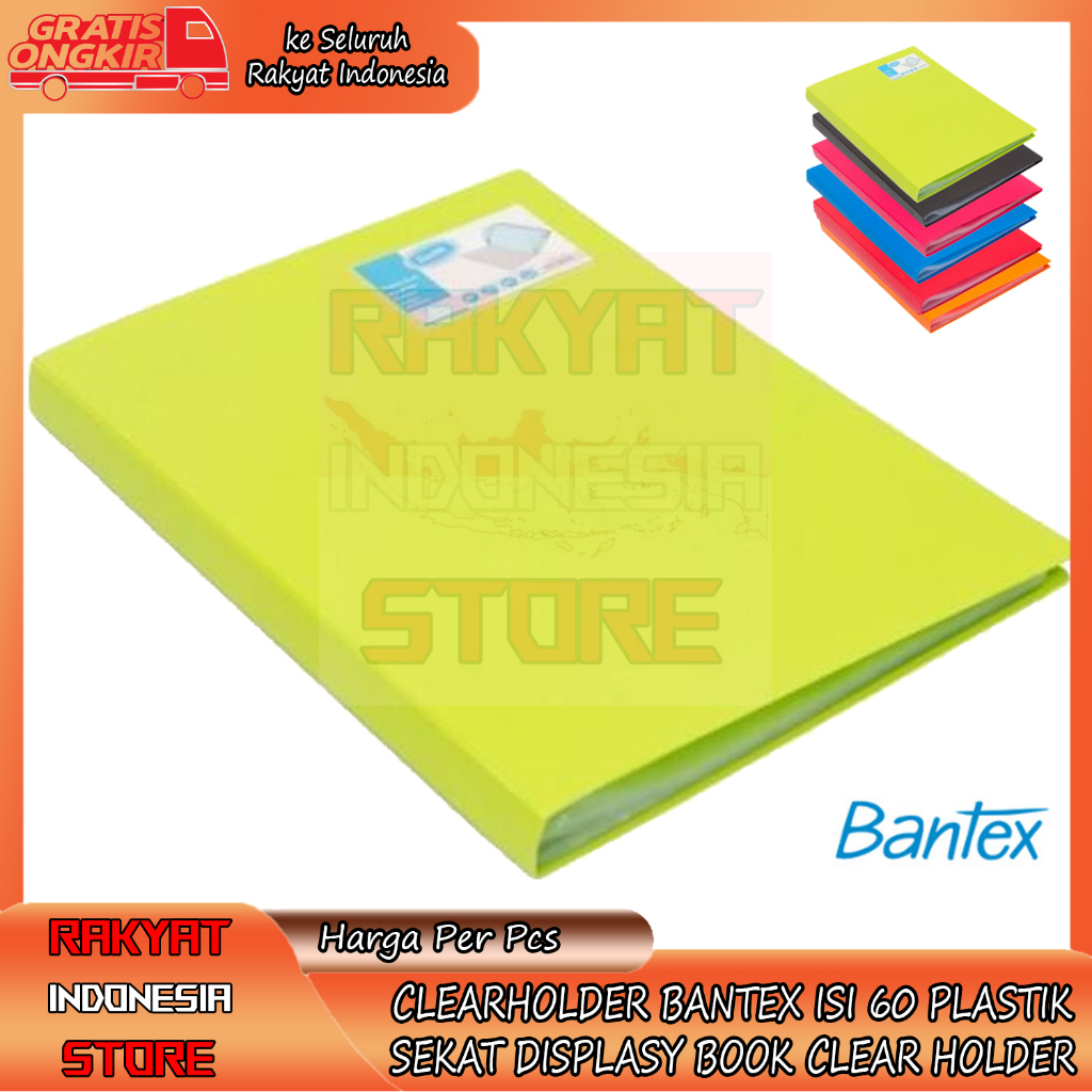 

DISPLAY BOOK BANTEX CELAR HOLDER FOLIO 60 SHEETS LEMBAR CLEARHOLDER BANTEX SEKAT PLASTIK ISI 60 SECAT PERLENGKAPAN DAN KEBUTUHAN KANTOR ATK PERKANTORAN ARSIP SURAT SORTIR PENYIMPANAN SIMPAN IJAZAH DOKUMEN FOLDER