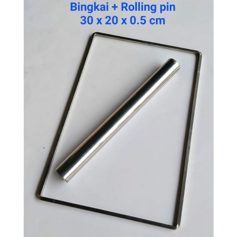 PROMO RAMADHAN BINGKAI ADONAN KUE BAHAN STAINLESS / FRAME ADONAN / BINGKAI KUE KERING / BINGKAI PERATA ADONAN