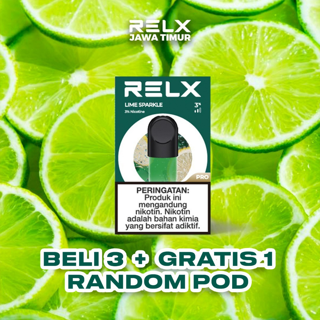 Relx Infinity Essential Pod Pro Lime Sparkle / Sprite