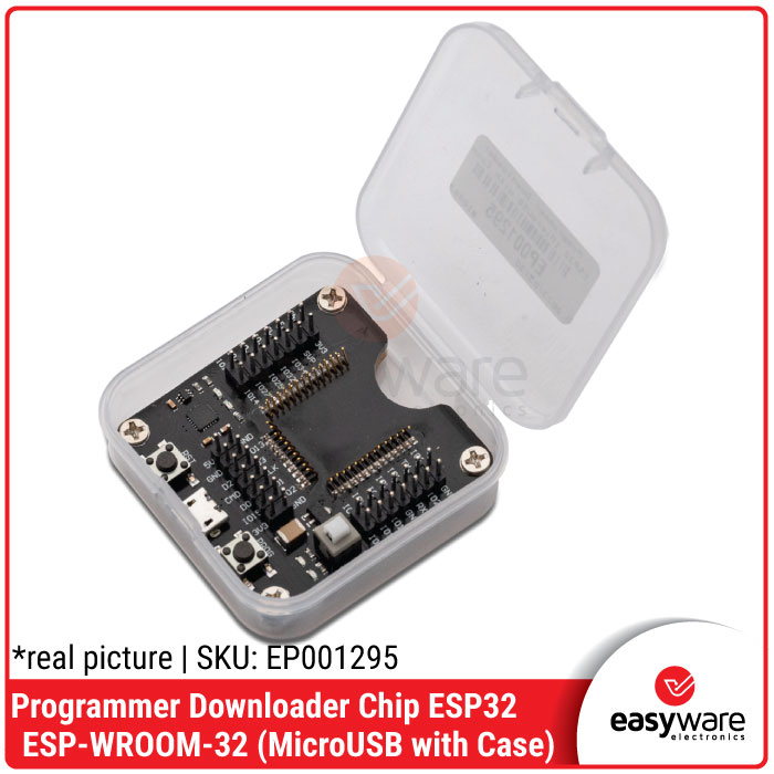 ESP-WROOM-32 Programmer Downloader Chip ESP32 MicroUSB with Case