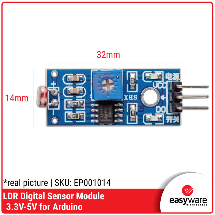 LDR SENSOR CAHAYA MODULE LDR LIGHT SENSOR MODULE