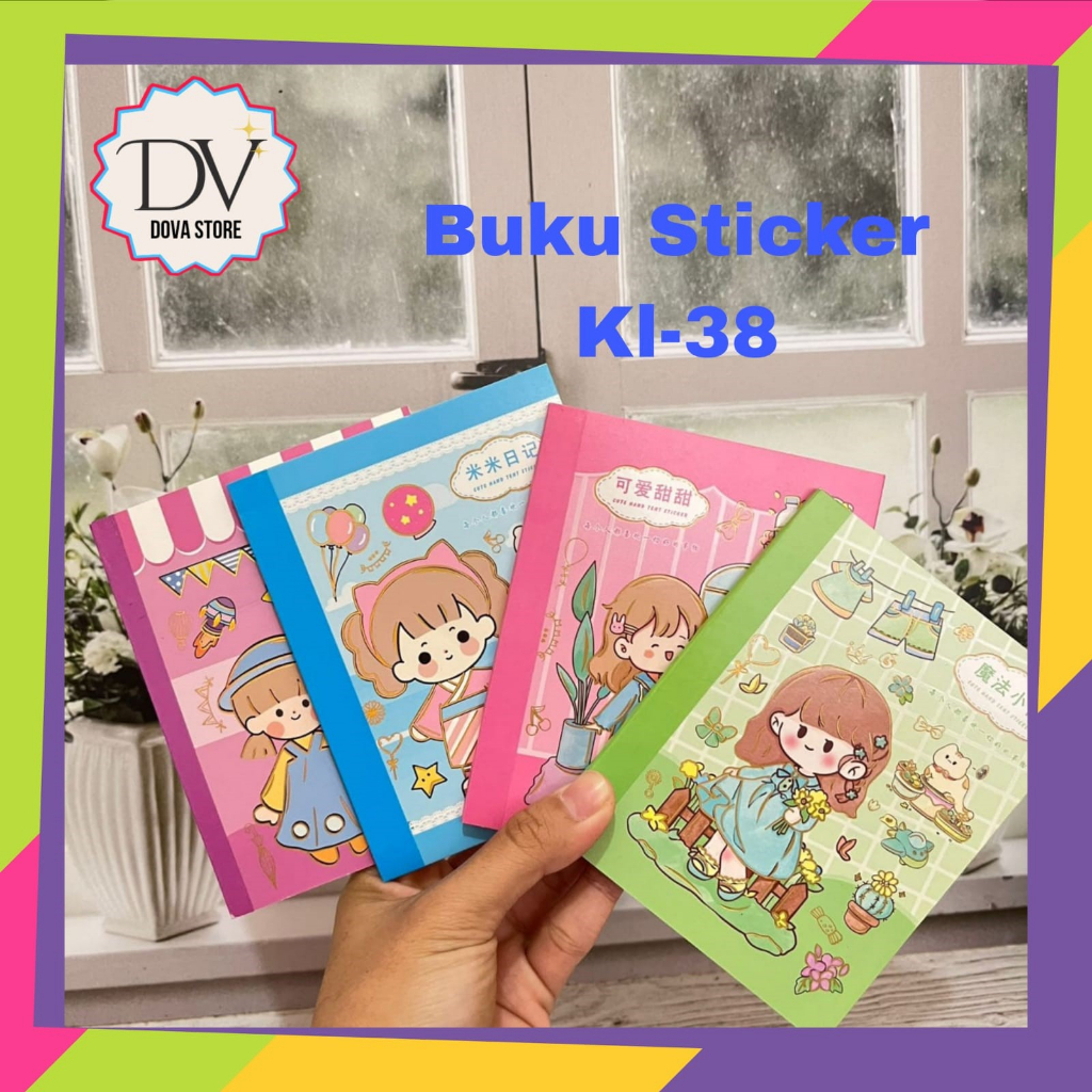 

BUKU STICKER KODE KL - 38 BUKU STICKER LUCU WARNA RANDOM