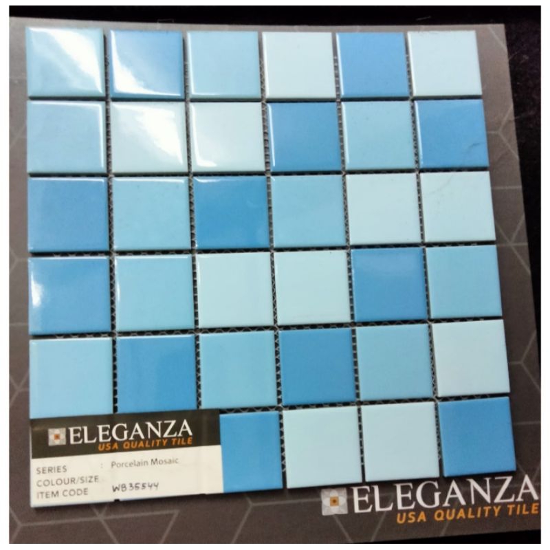 keramik mozaik kolam renang ukuran 5cm eleganza WB35544