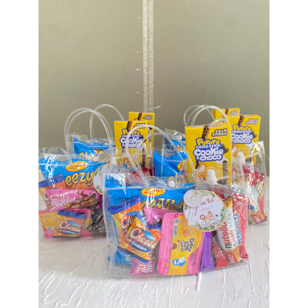 

Paket snack import ultah goodie bags