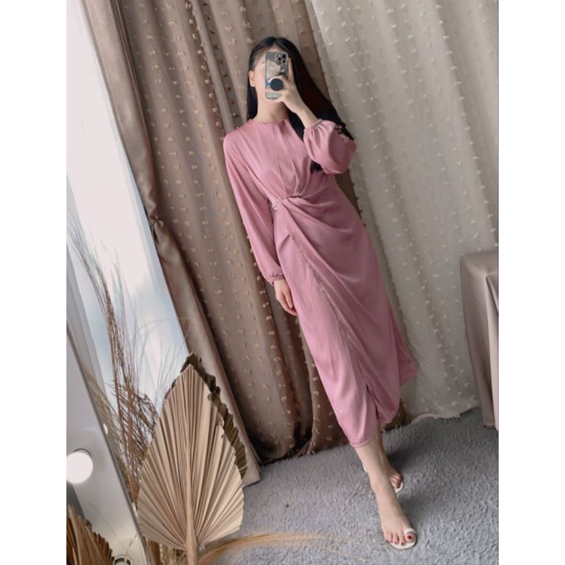 Riyana Dress || Dress Lebaran || Dress Hijab || Dress Satin || Vaeesan