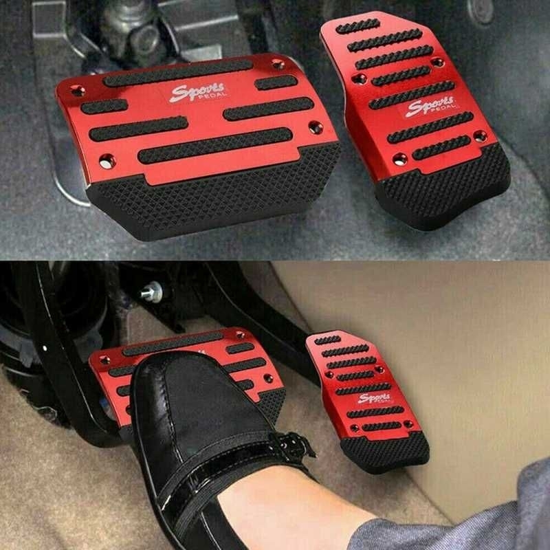 R SPORTS Cover Aluminium Pedal Gas Rem Mobil Matic - XB-373