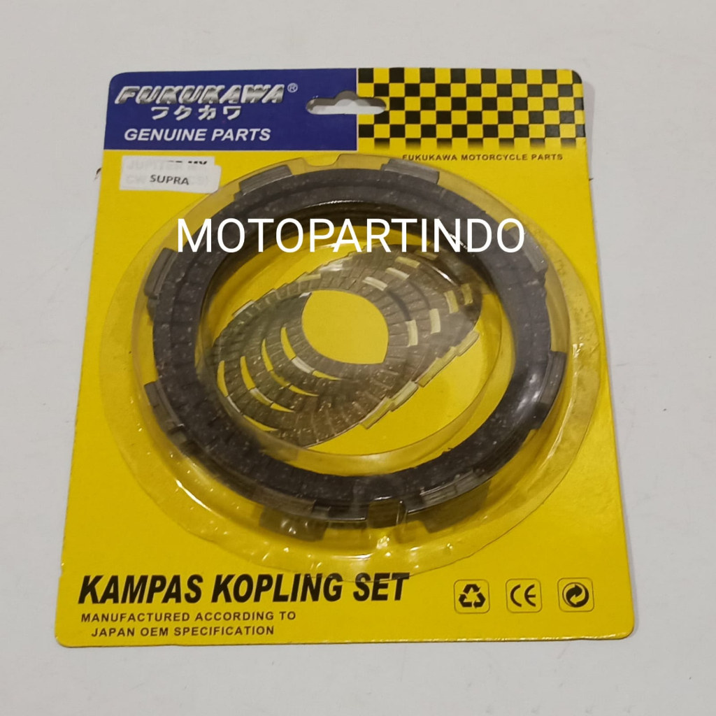 KAMPAS KOPLING HONDA SUPRA X LAMA SUPRA FIT NEW SUPRA FIT LAMA GRAND LEGENDA PRIMA ISI 5 PCS MEREK F