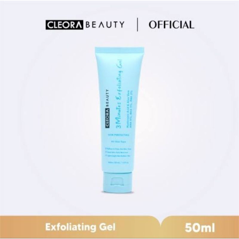 Cleora 3 Minutes Exfoliating Gel 50ml ORI BPOM