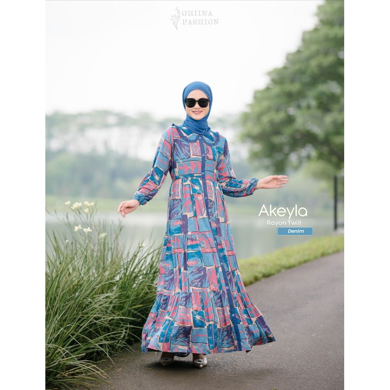 akeyla dress by GHINA FASHION TERBARU MOTIF