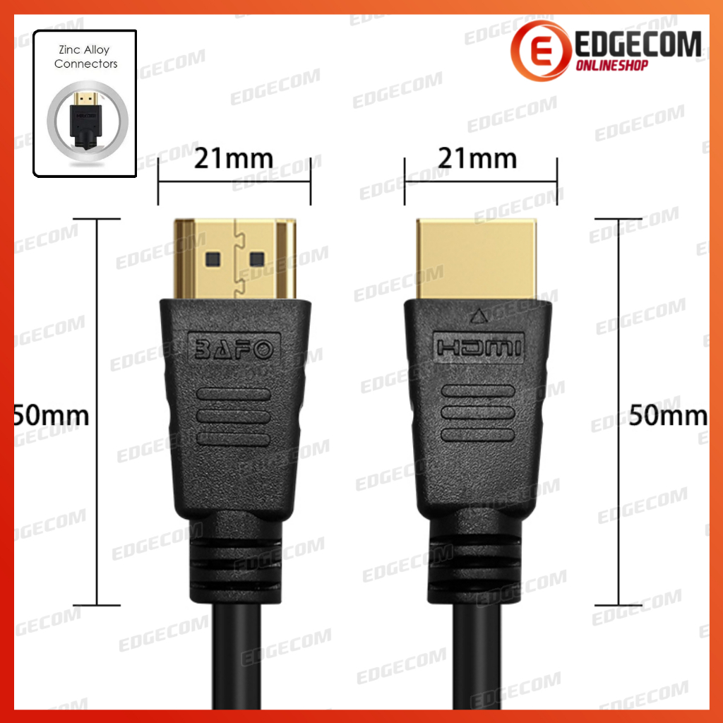 BAFO Kabel HDMI Male to Male V2.0 2 Meter ORIGINAL / HDTV CABLE