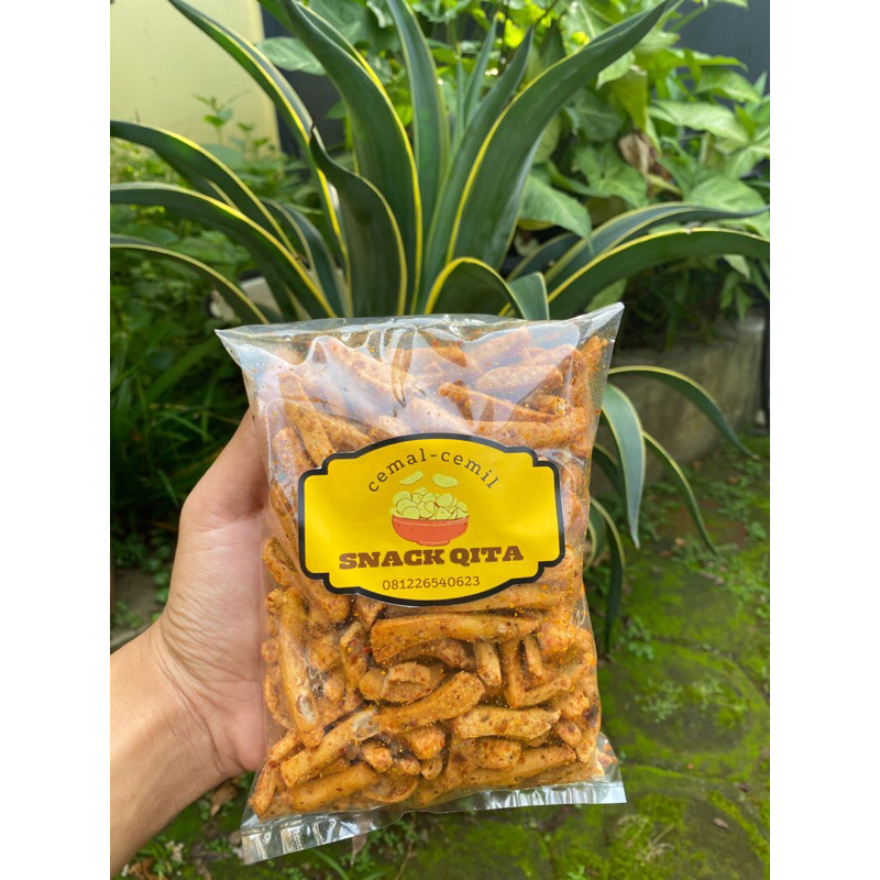 

250gr/ Basreng Stick peda/ basreng original/ cemilan ringan/ makanan ringan/ jajanan kiloan/ murah