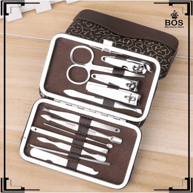 BOS-Manicure Pedicure 7 in 1 Nail Art Set Gunting Kuku kit alat manikur pedikur menicure meni pedi kit