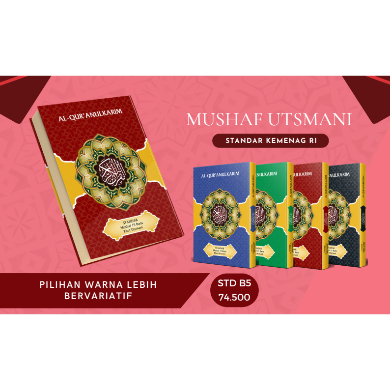 AL QURAN UTSMANI STANDART SAMSIA B5 BESAR