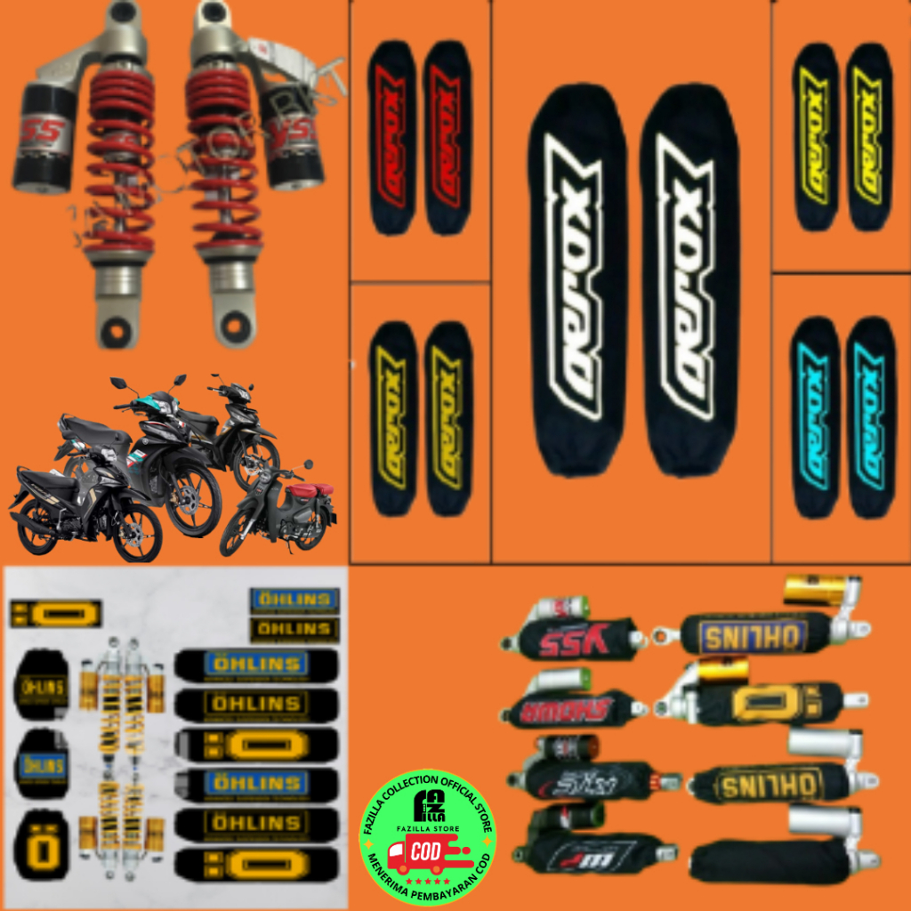 FAZILLA sarung tabung shok belakang motor / cover tabung shok belakang motor nmax vario genio scoopy