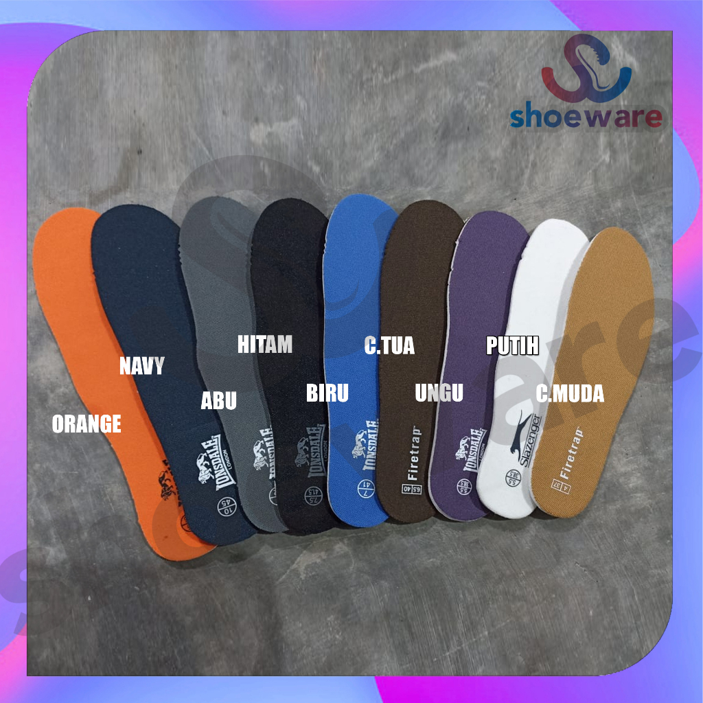 INSOLE LAPIS TEBAL ALAS MATRAS SEPATU KECIL DAN JUMBO  SIZE 37-50