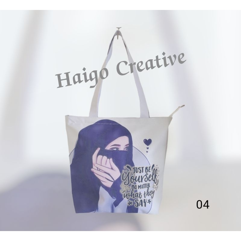 TOTEBAG HIJABERS - WANITA MURAH MERIAH bahan Dinir 300D