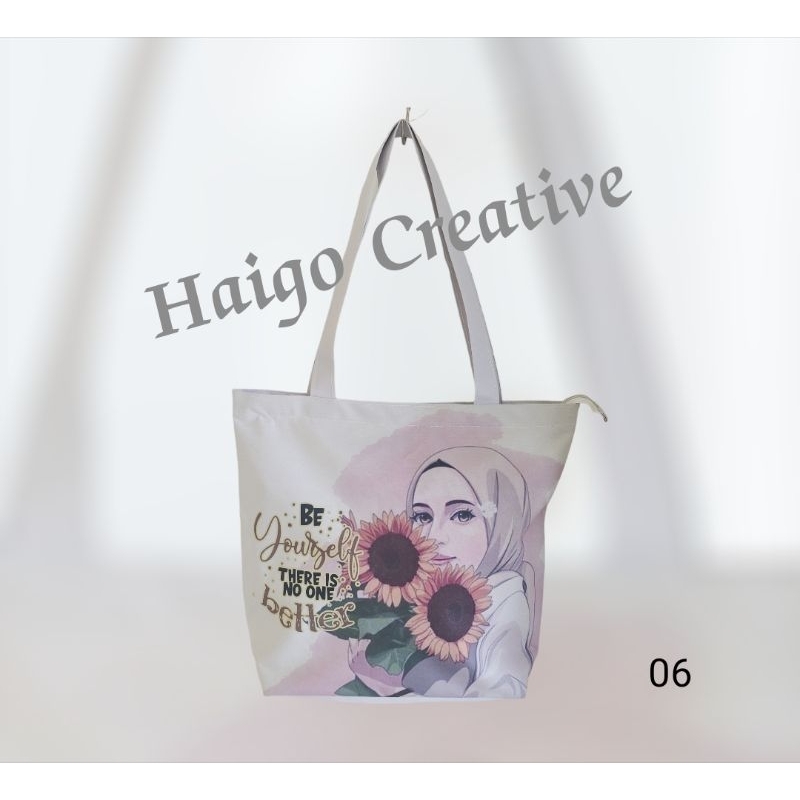 TOTEBAG HIJABERS - WANITA MURAH MERIAH bahan Dinir 300D