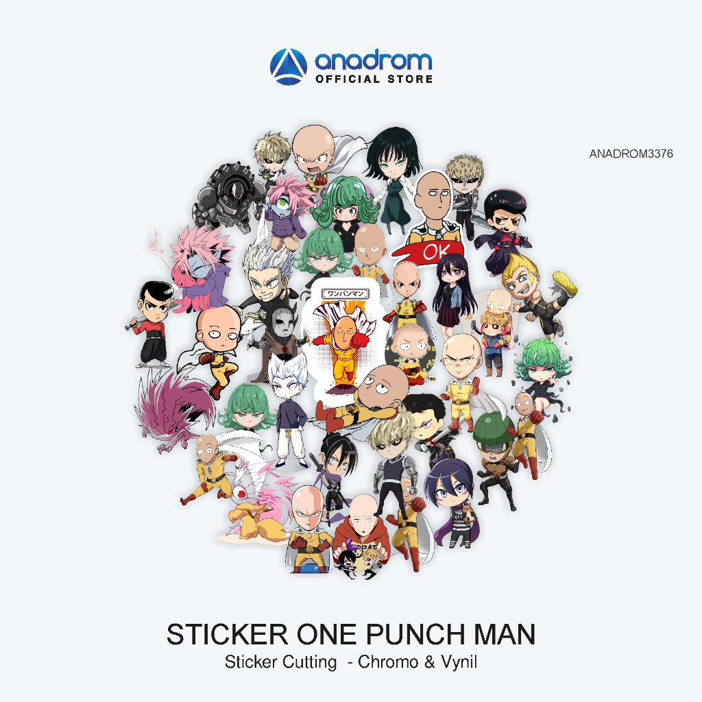 

Sticker Anime One Punch Man | Sticker Chibi One Punch Man | Anadrom 3376