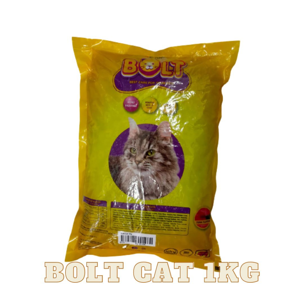 Dryfood Kucing BOLT 1Kg