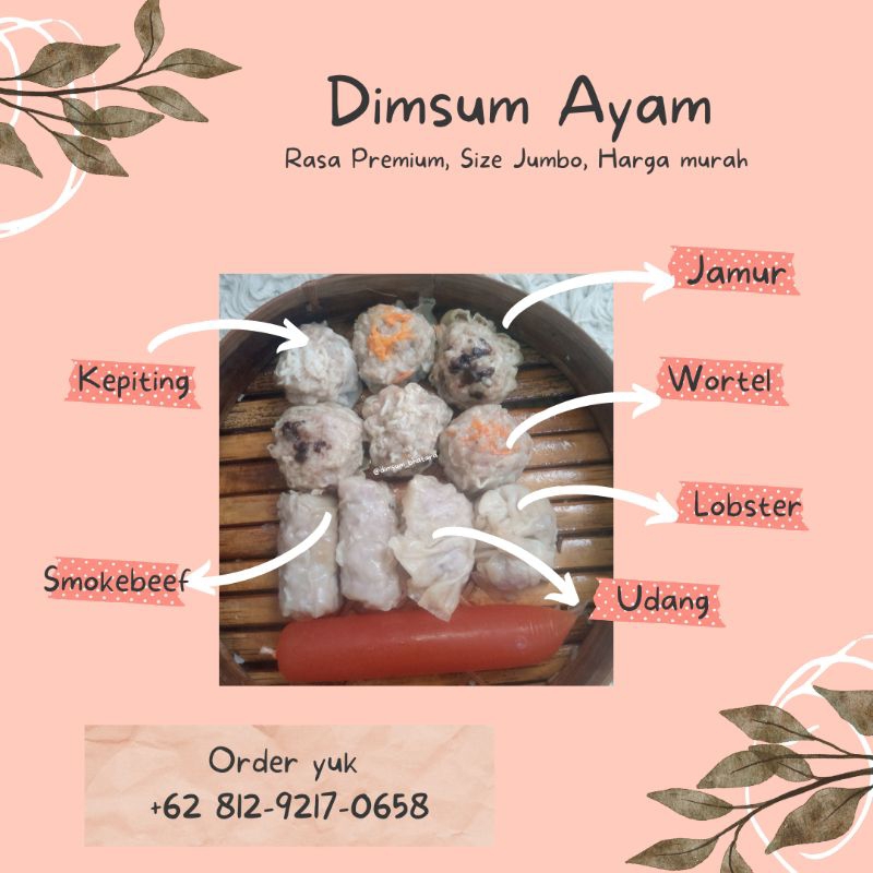 

Dimsum Premium isi 100 pcs