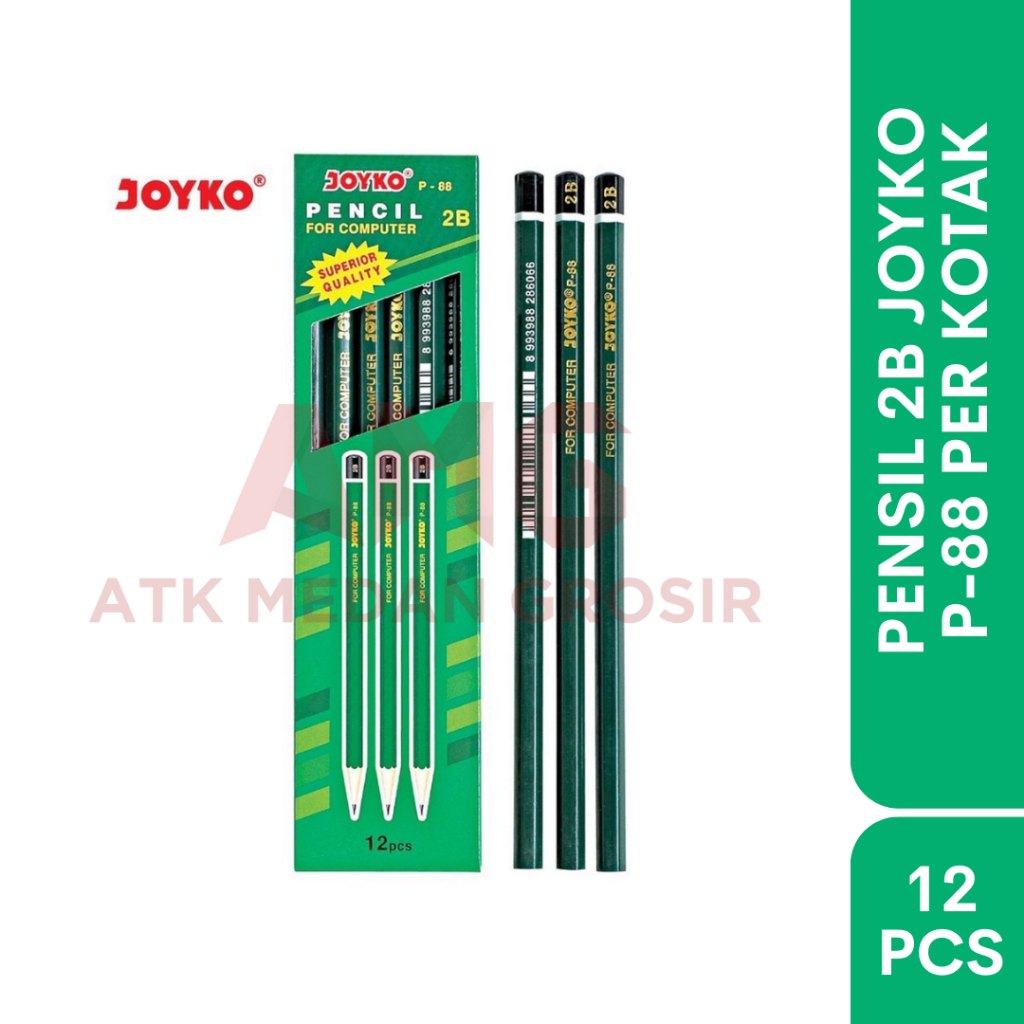 

PENSIL JOYKO 2B HIJAU P-88 PER LUSIN 12 PCS