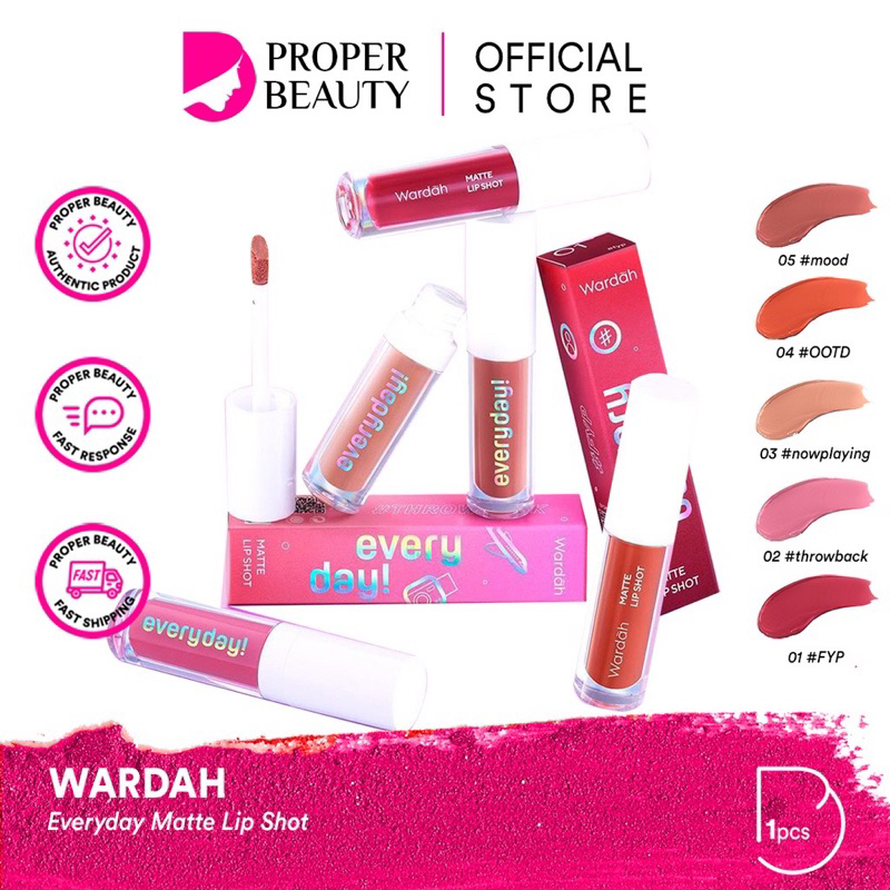 WARDAH Everyday matte Lipshot